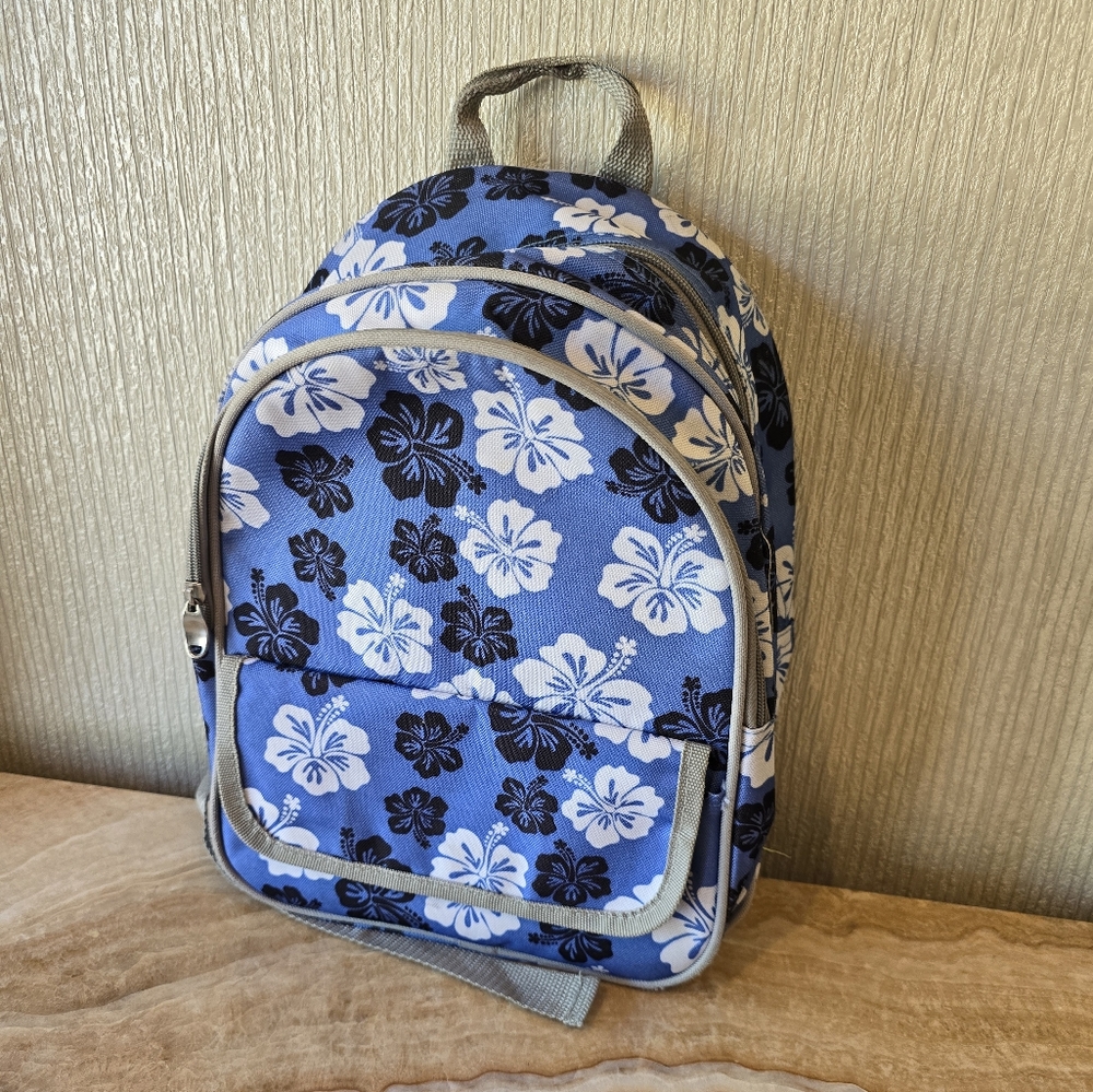 Kids backpack Hawaiian backpack flowers kids mini Backpack